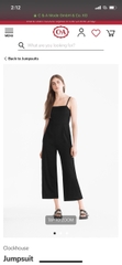 Jumpsuit 2 dây Clokhouse 2 màu