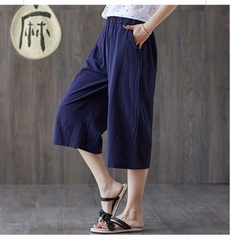 Quần Linen Lửng Mango