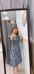 Đầm Tay Bồng Mango
