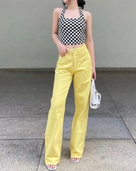 Quần Jean Suông Cotton Zara