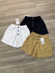 Quần Short Đính Nút Zara