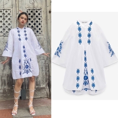 Đầm Thêu Hoa Mango