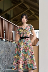 Đầm Ngắn Tay Kèm Belt Zara