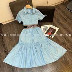 Đầm Thô Bo Eo Zara