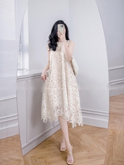 Đầm Ren Cổ Yếm Zara