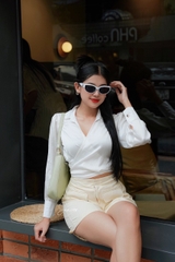 Quần Short Line Lưng Chun Mango