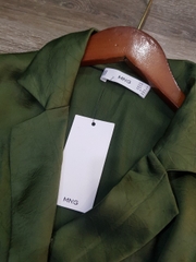 Đầm Đắp Tà Xanh Rêu Mango