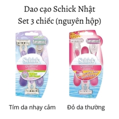 Sét Dao Cạo 4 Lưỡi Schick Quattro-4