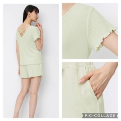 Bộ Áo Và Quần Thun Gân Gu