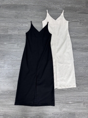 Đầm 2 Dây Linen Mango