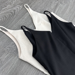 Đầm 2 Dây Linen Mango