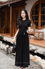 Đầm Thun Midi Bản Eo Zara