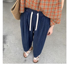 Quần Baggy Denim Bo Gấu Zara