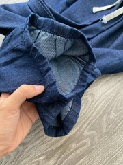 Quần Baggy Denim Bo Gấu Zara