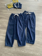 Quần Baggy Denim Bo Gấu Zara