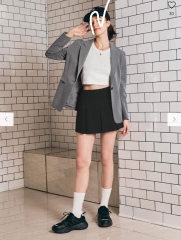 Chân Váy Xếp Ly Gu 2 Màu
