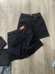 Quần Short Jean Đen Hidden