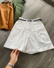 Quần Shorts Kaki Kèm Belt Zara