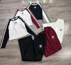 Sét Áo Và Quần Rút Eo Adidas
