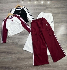 Sét Áo Và Quần Rút Eo Adidas