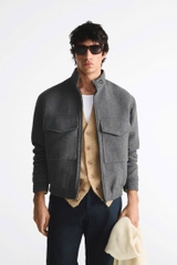 Áo Jacket Nam Zara Vàng Bò
