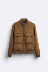 Áo Jacket Nam Zara Vàng Bò