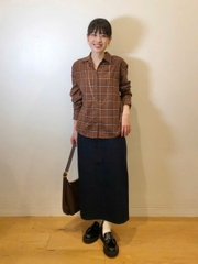 Chân Váy Jean Lưng Chun Uniqlo