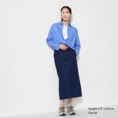 Chân Váy Jean Lưng Chun Uniqlo