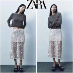 Áo Len Zara xám đậm