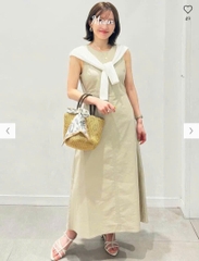 Đầm Linen Gu Khoét Lưng