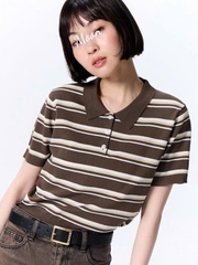 Áo Polo Dệt Kim GU