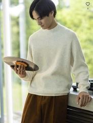 Áo Len Uniqlo Trắng Kem