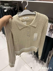 Áo Len Polo Vặn Thừng GU