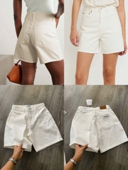 Quần Short Jean Trắng Zara