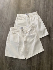 Quần Short Jean Trắng Zara