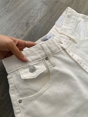 Quần Short Jean Trắng Zara