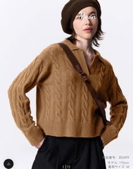 Áo Len Thừng Cổ V Gu