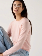 Áo Len Merino Cổ Tròn  Dài Tay Uniqlo