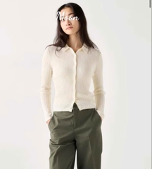 Áo Len Gân Merino Uniqlo