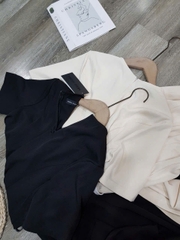 Đầm Cổ V Kèm Belt Vero
