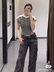 Quần Jean Túi Hộp Zara