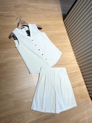 Sét Áo Và Quần Short Linen Elle