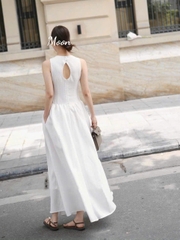 Đầm Sát Nách Đũi Zane