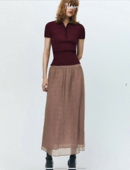 Áo Dệt Ngắn Tay Zara