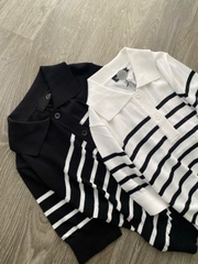 Áo Dệt Kẻ Ngang Mo&Co