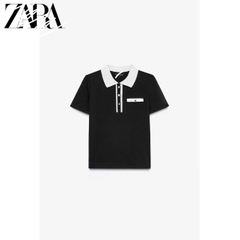 Áo Dệt Cổ Bẻ Zara