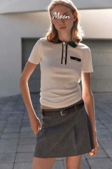 Áo Dệt Cổ Bẻ Zara