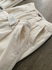 Quần Jean Ống Suông Trắng Spao