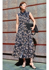 Đầm Sát Nách Mango Bo Chun