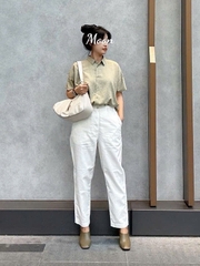 Quần Linen Lưng Thun Uniqlo
